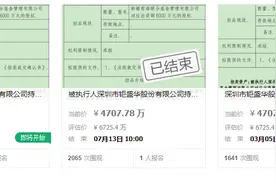 第三次拍卖！新疆前海联合基金30%股权再挂牌，起拍价已折价超40%图片