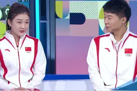 陈梦推荐李越宏打乒乓球，李越宏：回头有机会请教请教图片