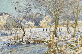 印象派之冬：你看过莫奈画的雪景吗？图片