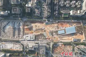 广州番禺中心城区综合交通换乘枢纽建设提速图片