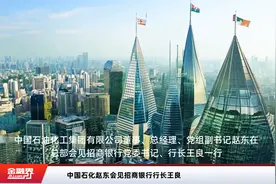 中国石化赵东会见招商银行行长王良视频封面