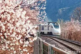 居庸关最佳观景栈道即将开放，搭乘“开往春天的列车”共赴花海图片