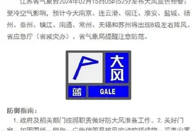 注意！大风蓝色预警！部分汽渡临时停航！图片