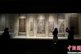 华嵒绘画艺术展在广东省博物馆开幕图片