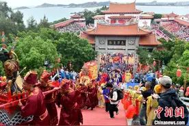 福建湄洲岛举行春祭大典 纪念妈祖诞辰1064周年图片