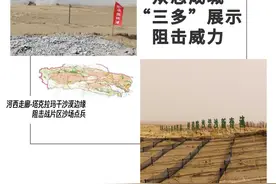 众志成城，“三多”展示阻击威力——河西走廊-塔克拉玛干沙漠边缘阻击战片区沙场点兵图片