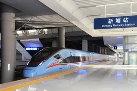 增城到香港90分钟直达！广州新塘站直通香港高铁开通图片
