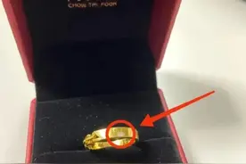 足金戒指会掉色？网友：黄金行业的水太深了吧图片
