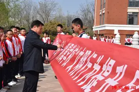 桓台一中附属学校“文明相伴 向礼而行”文明行为提升月活动启动图片
