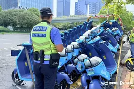 乱停乱放、违规投放、无牌套牌，共享电单车品牌面临专项整治图片