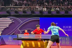 王艺迪无缘亚运女单决赛图片