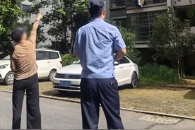 天上掉下百元大钞！民警赶到后却瞬间破防……图片