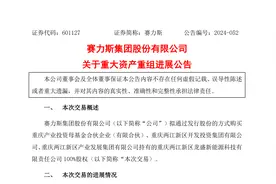 引入重庆国资，买超级工厂进展如何？赛力斯：还在积极推进图片