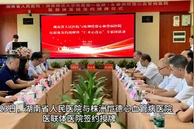 湖南省人民医院与株洲恺德医院共建医联体 绘就高质量发展新蓝图图片