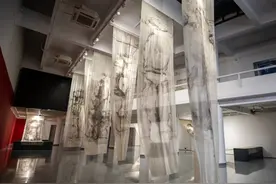 自然迹象，物象天成！宫跃斌意象水墨展广州展出图片