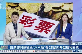 财政部同意销毁“六六顺”等28款即开型福利彩票视频封面