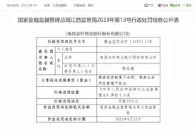 南昌农商银行因债券投资制度不合规等被罚50万图片