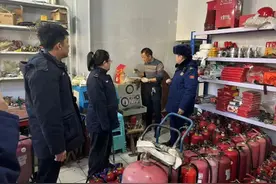 黑龙江省黑河市市场监管局海兰街分局开展安全大检查图片
