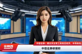中信证券：建议关注军工和低空经济、半导体先进制程国产化等三个主题视频封面