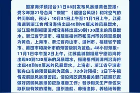 宁波、福州、漳州警惕！国家海洋预报台发布风暴潮黄色警报图片