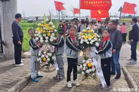 安徽肥东：缅怀抗日英烈 弘扬爱国主义精神图片