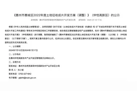 征地208万平涉34个片区！惠州一区成片征收新方案公示图片