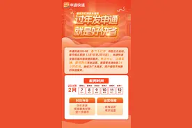 这几家快递宣布：春节不打烊！图片