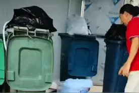 湛江遂溪一垃圾桶旁发现男婴，当地福利院：婴儿目前已送往医院图片