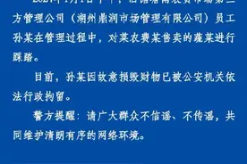 警方通报男子踩踏菜农蔬菜处理情况图片