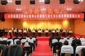 泰山区擂响全年发展奋进鼓图片