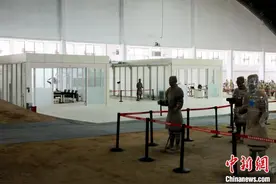 秦兵马俑现场应急保护实验室投入使用图片