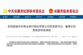 海量财经｜安徽农信系统又一高管被查 两年内十余名高管“落马”图片