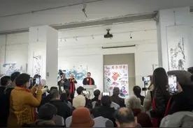“万象归春——刘少白贺岁书画作品展”在北京杏坛美术馆开展图片