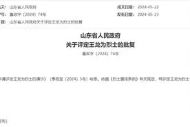 省政府最新批复：泰安救人英雄王龙被评为烈士图片