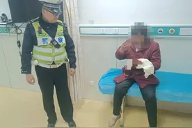 与时间赛跑，济南起步区交警35分钟将断指市民送医图片