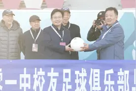 “感恩母校 风雨同迎”一零一中校友足球赛举行图片