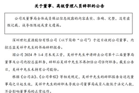 4个月未发工资，这只退市股高管决定辞职图片