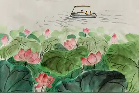 “四个自信”一起画 | 国风版“泛舟游湖”画出魅力文都，童眼里的“大美江苏”长这样！图片