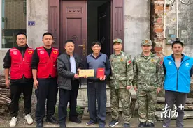 连州九陂镇把现役军人父母赡养政策送到新兵家中图片