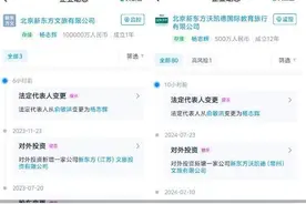 俞敏洪卸任北京新东方文旅法定代表人图片