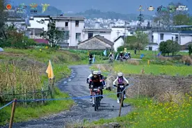 “皖美山水”黟县站山地组开跑，近500名选手飞驰大黟山图片