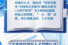 湖北实施战略人才力量“十百千万”行动，对顶尖人才实行顶格支持图片