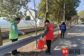 守护河道风貌，打造宜居环境！常熟市碧溪街道徐虎村开展村庄清洁日活动图片