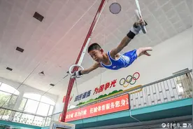 探馆9岁体操小将吕承泽：奥运是我永恒的理想图片