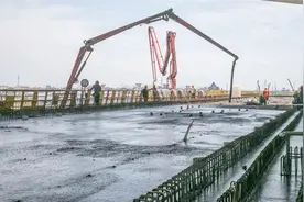 杭州机场高铁首联连续梁完成浇筑图片