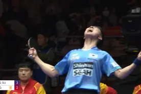 危！中国1-2韩国！世乒男团半决赛：马龙2-3不敌李尚洙！图片