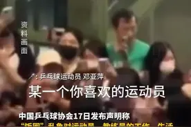 中国乒协发表声明：强烈谴责“饭圈”违法犯罪行为，严重干扰正常训练比赛图片