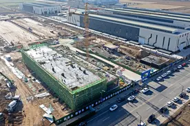 襄汾：风电能源项目加紧建设图片