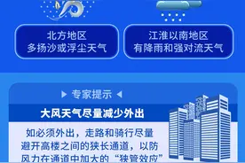 “风中凌乱”！大风天气影响多地图片