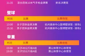 杭州亚运会30日金牌赛程：陈芋汐全红婵亚运首秀图片